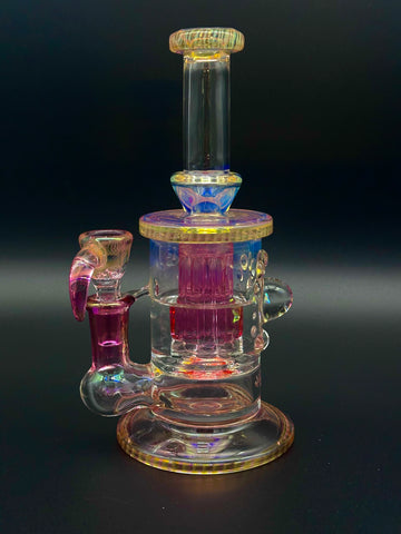 Honeycomb/solid perc rig (tinted)